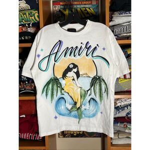 SOLD Amiri Mermaid Logo Oversized Tee